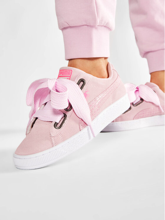 Puma heart suede sale