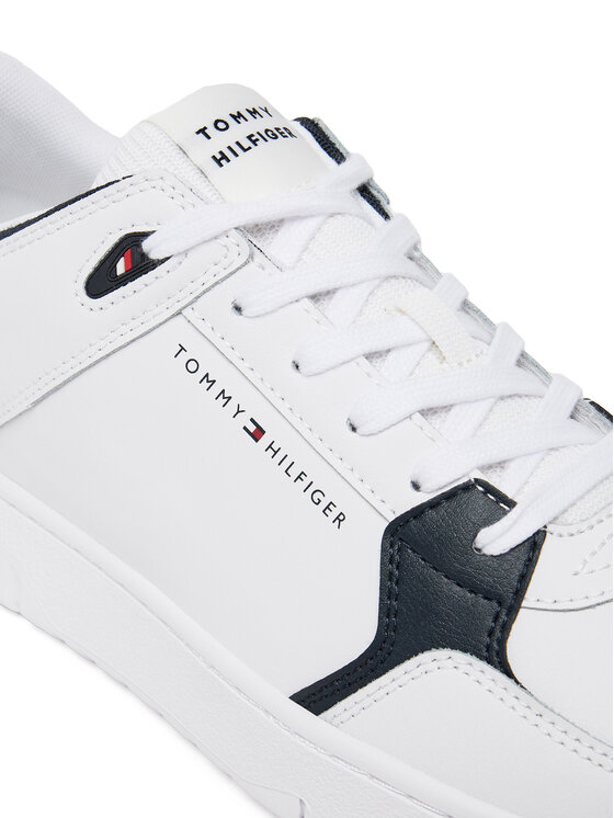 Tommy Hilfiger Tommy Hilfiger Tenisice Th Basket Core Lite Lth Mix FM0FM05518 Bijela