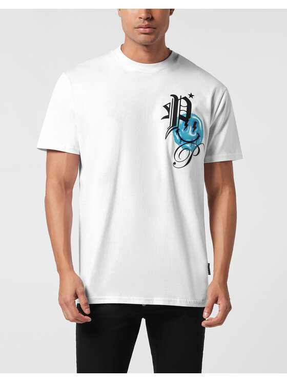 PHILIPP PLEIN PHILIPP PLEIN T-Shirt 25629 Biały Regular Fit