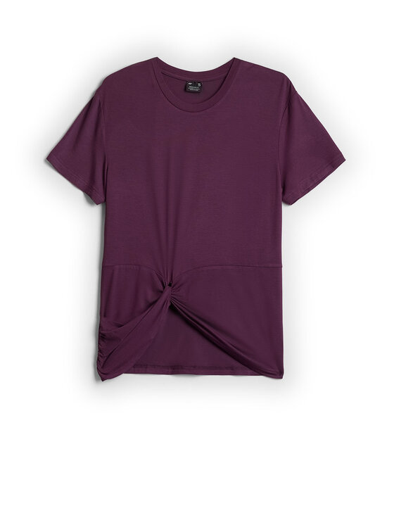 4F 4F T-Shirt SPORT OFFICE Fioletowy Regular Fit