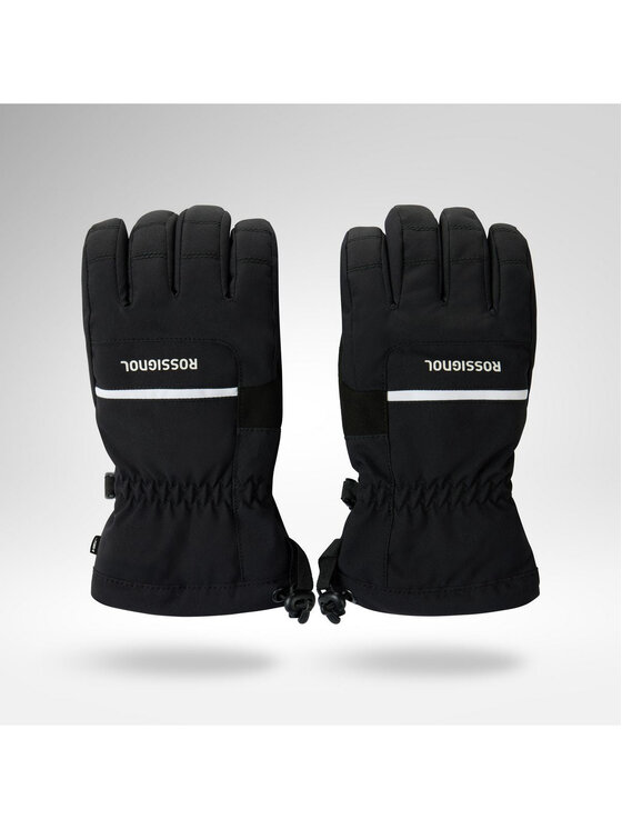 Rossignol Rossignol Rękawice narciarskie Jr Roc Ski Gloves R-Shell Dry Czarny