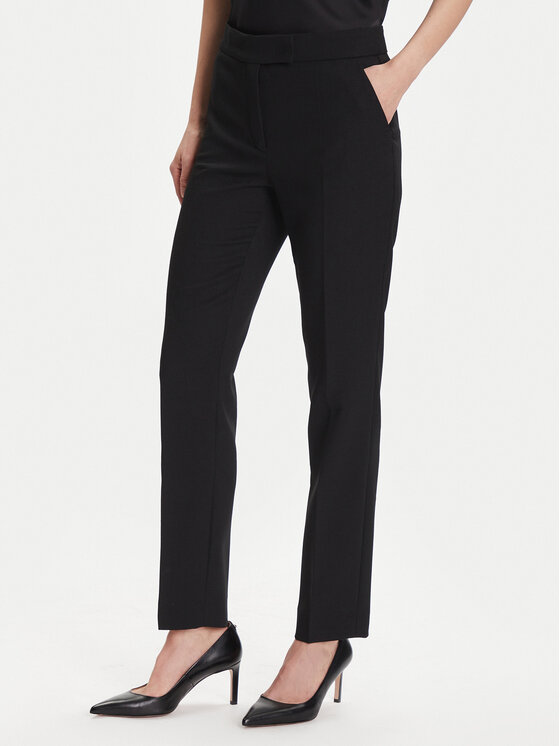 Luisa Spagnoli Luisa Spagnoli Hlače Otre 542530 Crna Regular Fit