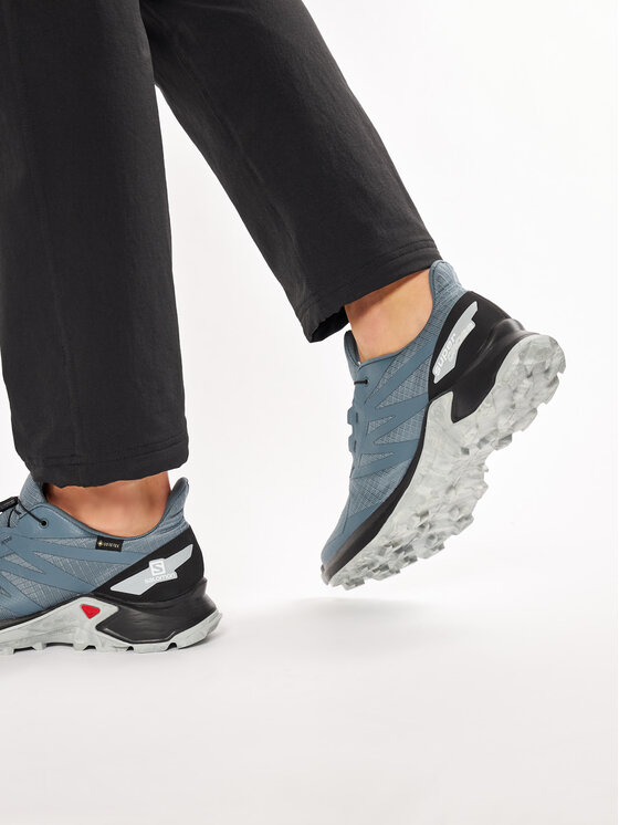 Salomon Salomon Взуття для бігу Supercross Blast Gtx GORE-TEX 411096 27 V0 Голубий