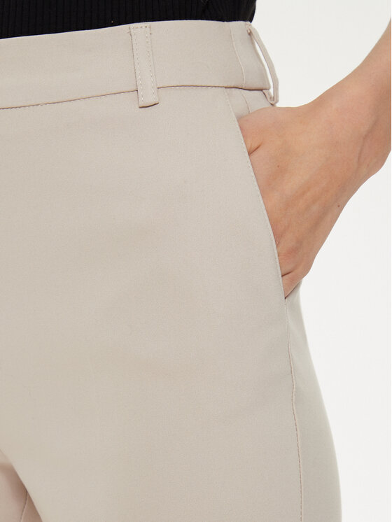 Morgan Morgan Riidest püksid 241-PAZZA.F Beež Slim Fit