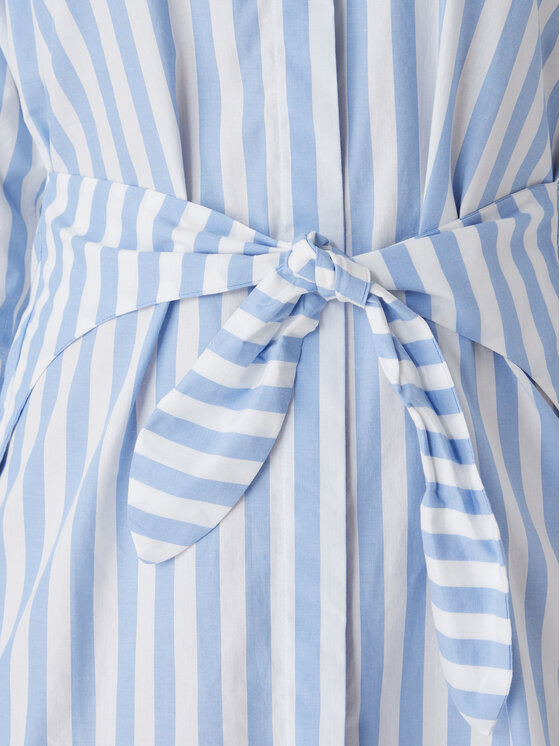 Calvin Klein Calvin Klein Vestito chemisier Yarndye LV044F032G Blu Regular Fit