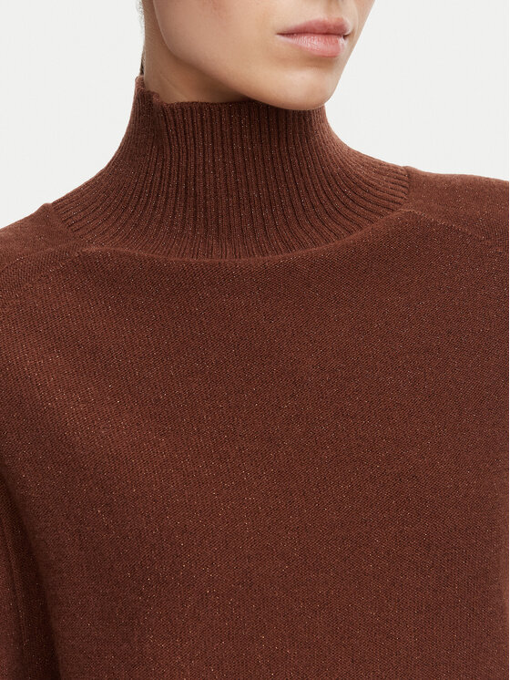 Marella Marella Sweter Torre 2623366335 Brązowy ciemny Regular Fit