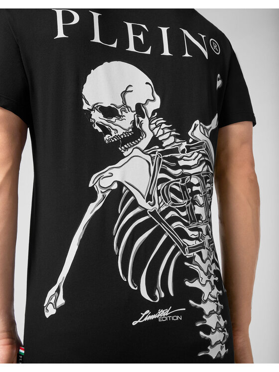 PHILIPP PLEIN PHILIPP PLEIN T-Shirt 6079 Czarny Regular Fit