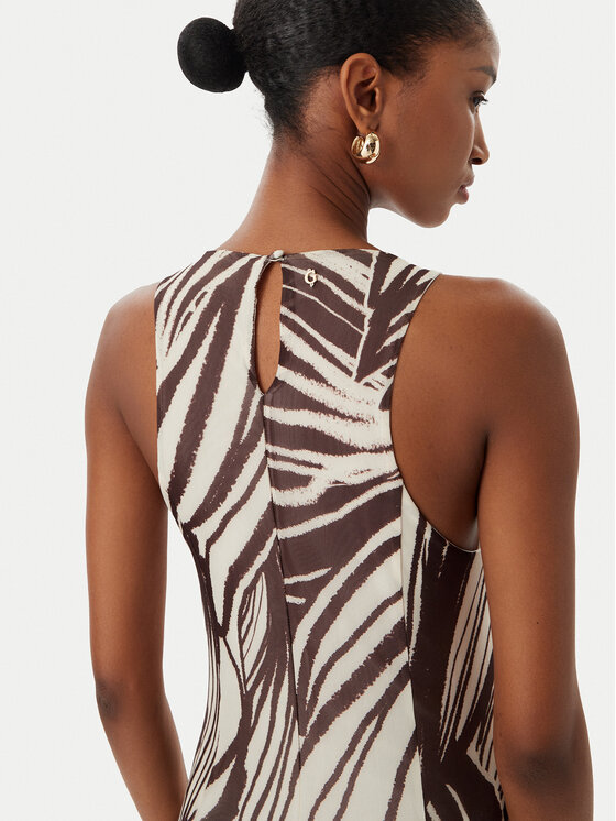 Guess Guess Вечірня сукня W6GK13 K2943 Коричневий Slim Fit