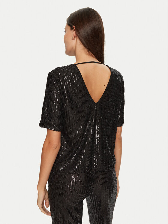 ONLY ONLY Bluză New Goldie 15336591 Negru Regular Fit