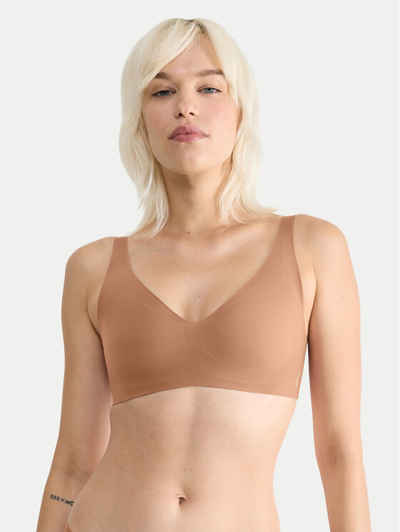 Sloggi Reggiseno senza ferretto Zero Feel 10217729 Marrone, taglia : L_