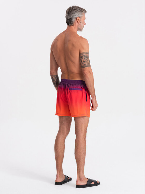 Ombre Ombre Strój kąpielowy OM-SRBS-0125 Pomarańczowy