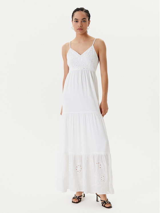 Morgan Morgan Rochie de vară 242-ROUBI Alb Loose Fit