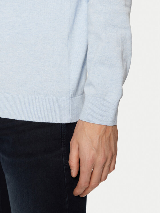 s.Oliver s.Oliver Džemper 2152688 Svijetloplava Regular Fit