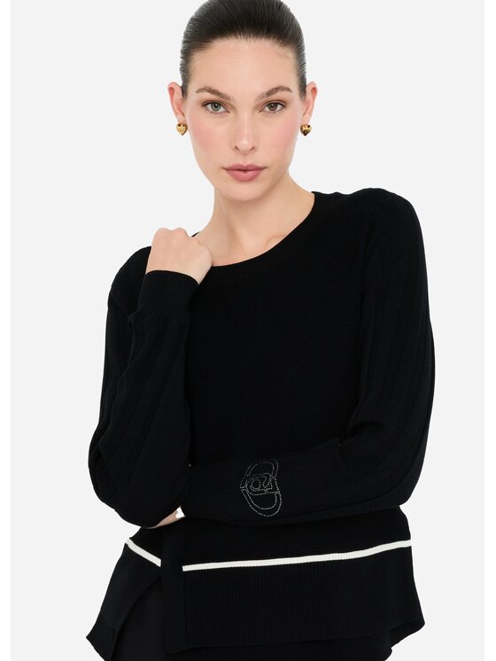 Liu Jo Liu Jo Maglione TF5033MS63L03N66 Nero Regular Fit