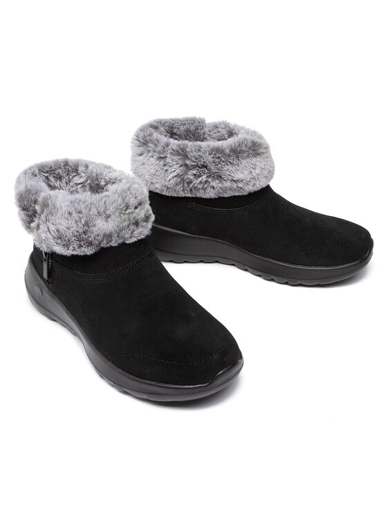 Skechers Skechers Čizme On The Go Joy 144003/BKGY Crna