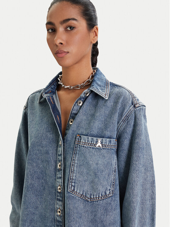 Patrizia Pepe Patrizia Pepe camicia di jeans 8C0833/D108-CB05 Blu Regular Fit