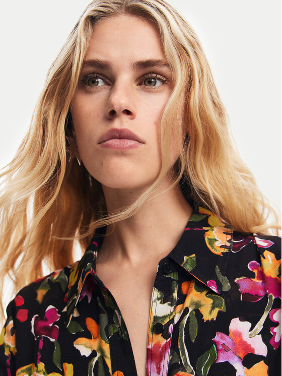 Desigual Desigual Haljina košulja Fort Worth 24WWVW62 Šarena Regular Fit