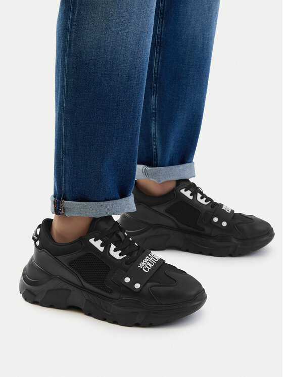 Versace Jeans Couture Sneakers 80YA3SC4 ZSE20 Negru