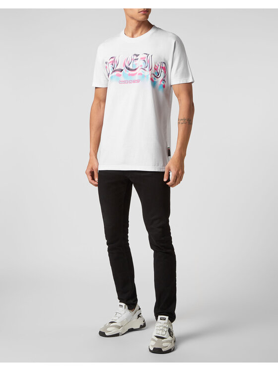 PHILIPP PLEIN PHILIPP PLEIN T-shirt 1345 Bianco Regular Fit