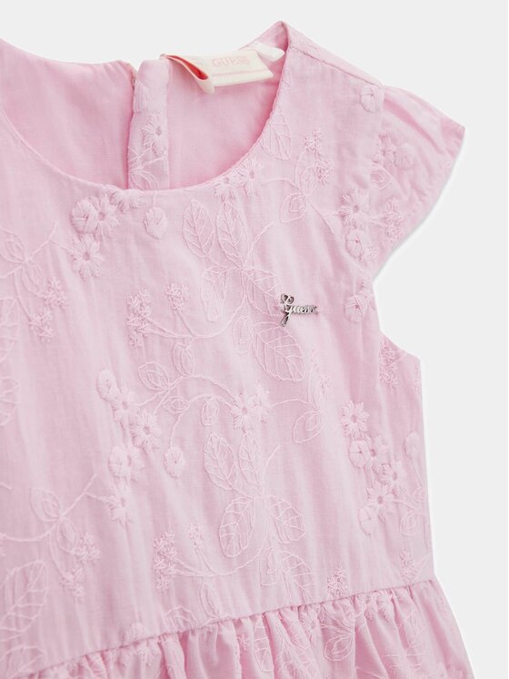 Guess Kids Guess Kids Vestito da giorno 181804 Rosa Classic Fit