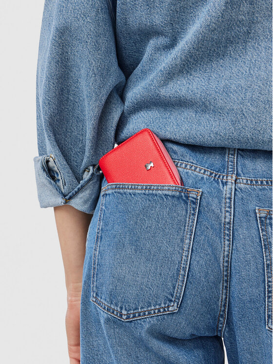 TOUS TOUS Малък дамски портфейл Monedero M. New Dubai 2001690017 Червен