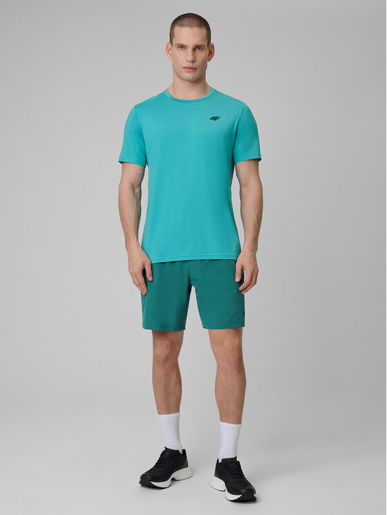 4F 4F Szorty sportowe MULTI ACTIVE Zielony Regular Fit