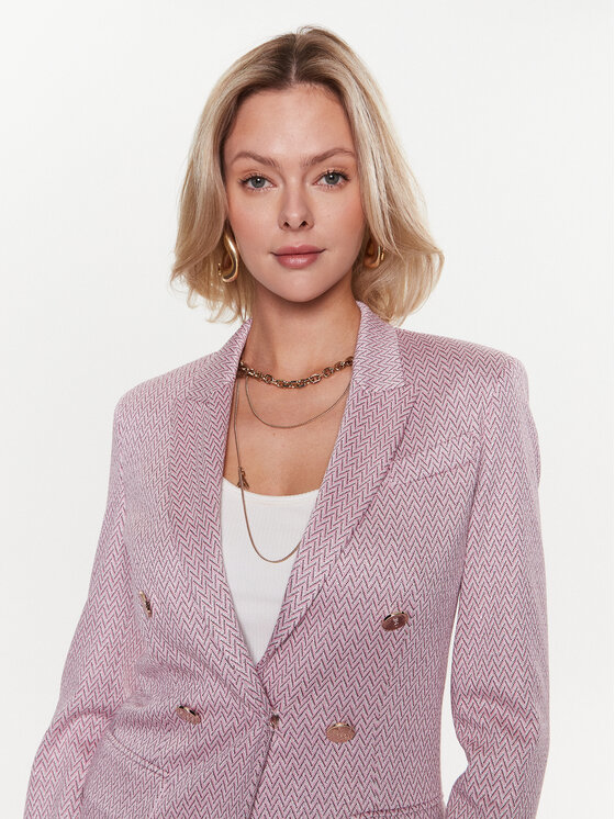 Liu Jo Liu Jo Marynarka CA3407 J1919 Różowy Regular Fit