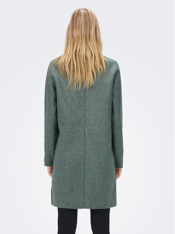 ONLY ONLY Płaszcz przejściowy 15213300 Zielony Regular Fit