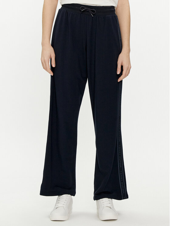 Tommy Hilfiger Teplákové nohavice UW0UW04771 Tmavomodrá Relaxed Fit