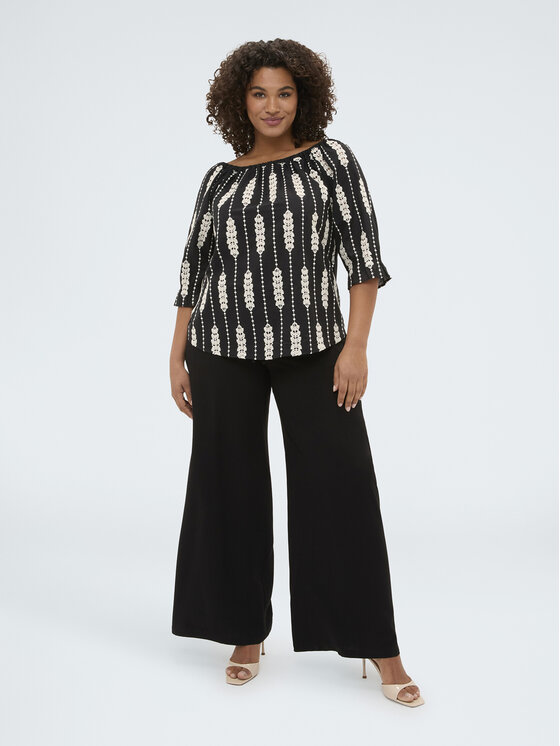 Fiorella Rubino Fiorella Rubino Blusa 2066L000681N0Z3 Nero Over Fit