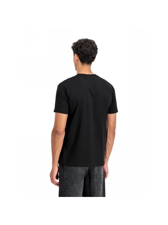 Alpha Industries Alpha Industries T-Shirt AI.266552 Czarny Regular Fit