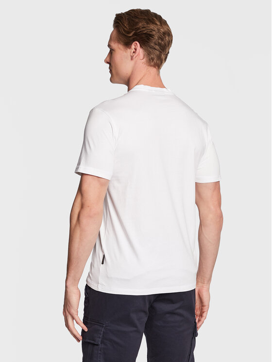 Napapijri Napapijri T-shirt S-Guiro NP0A4H22 Bianco Regular Fit