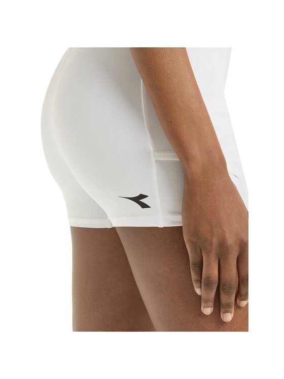 Diadora Diadora Szorty tenisowe DIADORA L. SHORT TIGHTS POCKETS Biały Active Fit