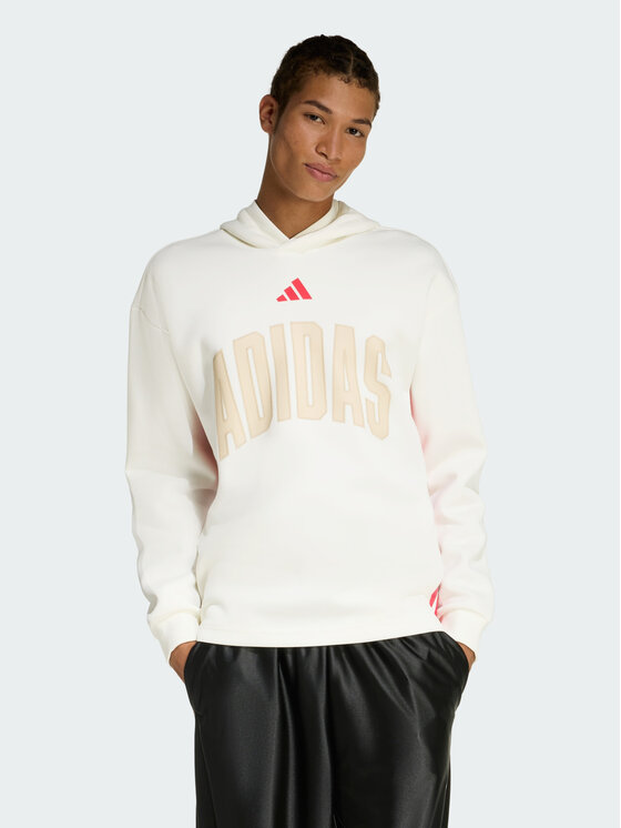 adidas adidas Bluza 161891 Biały Loose Fit