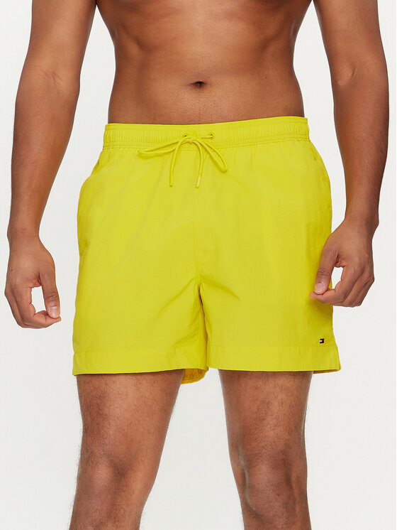 Pantaloni scurți pentru înot Tommy Hilfiger Bărbați, Mărimea: M, Galben, UM0UM03280