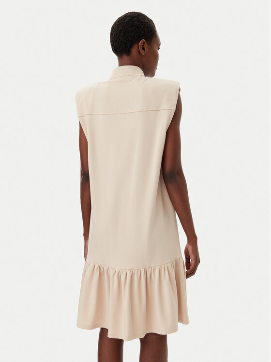 Liu Jo Sport Liu Jo Sport Hemdkleid TA5191 J5942 Beige Regular Fit