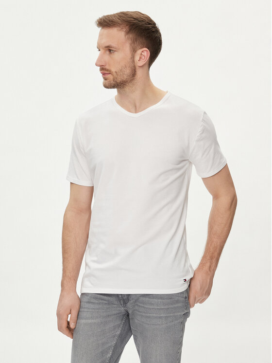 Tommy Hilfiger Tommy Hilfiger Súprava tričiek UM0UM03137 Biela Regular Fit