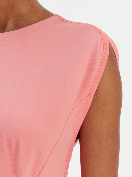 BOSS BOSS Cocktail obleka Detira 50551898 Roza Slim Fit