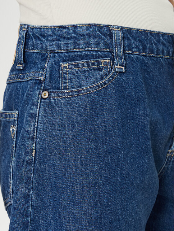 Please Please Jeans kratke hlače D0KHEH0NPF Mornarsko modra Relaxed Fit