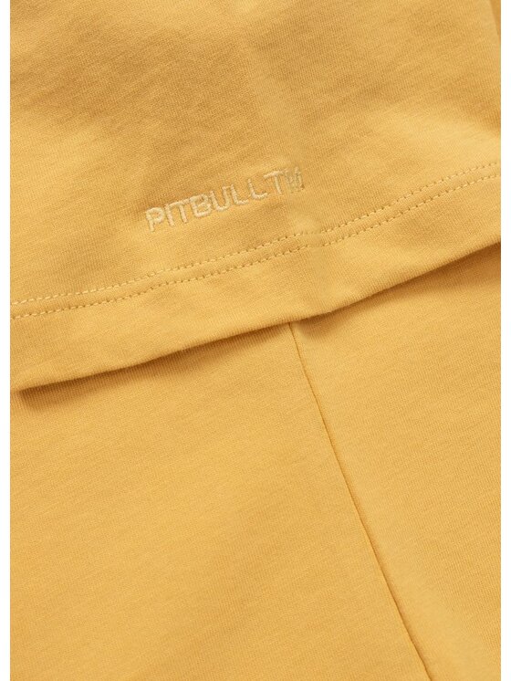 PITBULL PITBULL T-Shirt Koszulka damska HEARTIE S Żółty Regular Fit