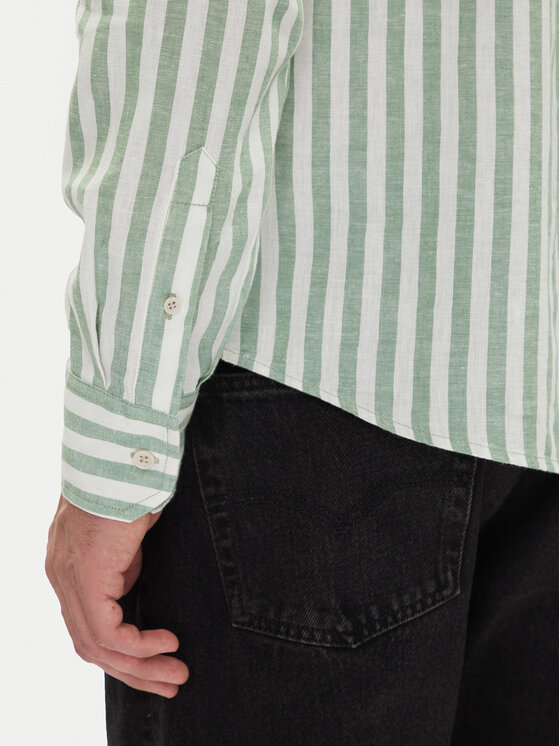 Mustang Mustang Ing Rawlins 1016249 Zöld Slim Fit