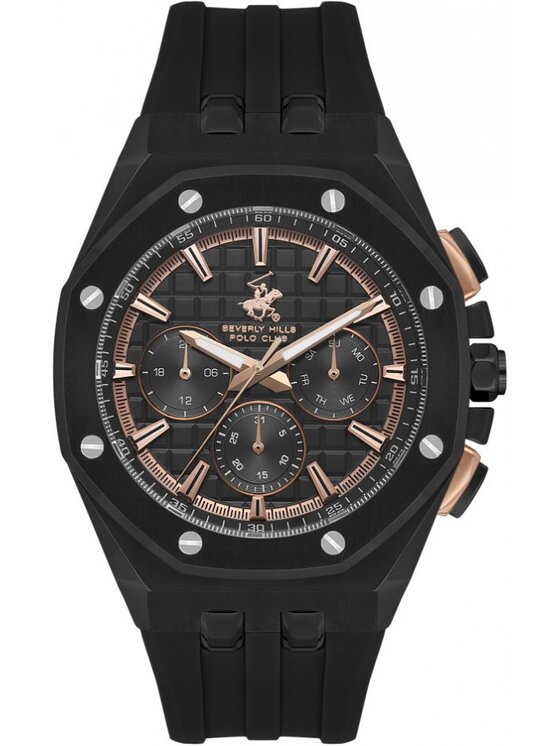 Beverly Hills Polo Club Beverly Hills Polo Club Zegarek BP3624X.651 Czarny