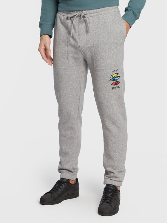 Rip Curl Rip Curl Долнище анцуг Search Icon CPACL9 Сив Straight Fit