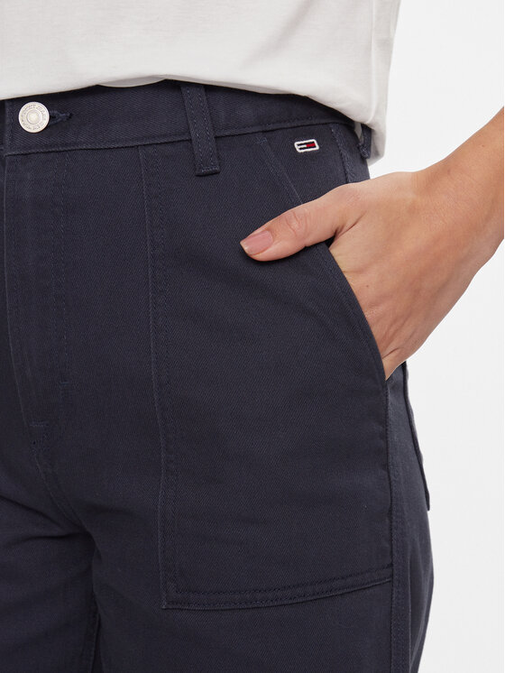 Tommy Jeans Tommy Jeans Farmer Claire DW0DW16163 Sötétkék Wide Leg