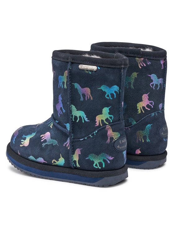 EMU Australia EMU Australia Čizme za snijeg Rainbow Unicorn Brumby K12373 Tamnoplava