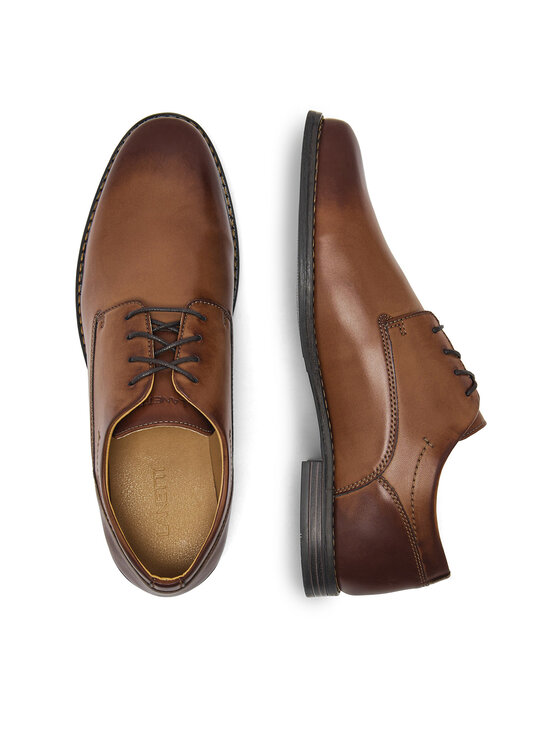 Lanetti Lanetti Półbuty ALMER-17 MBS Brązowy