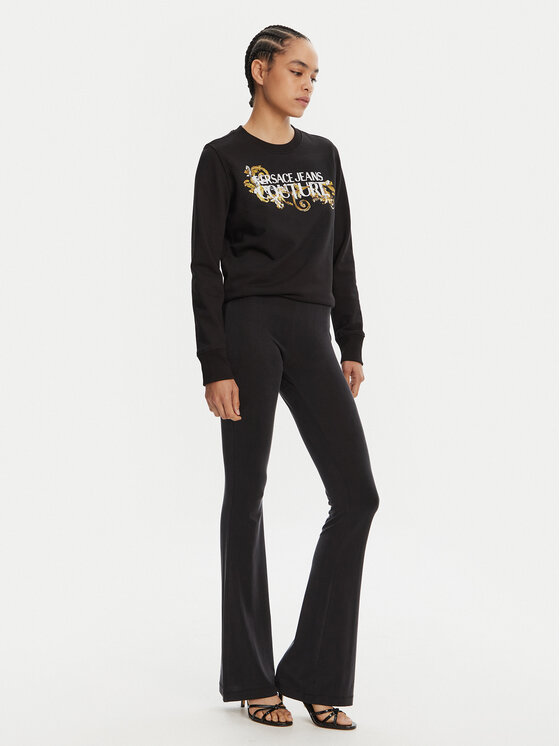 Versace Jeans Couture Versace Jeans Couture Світшот 78HAIC06 Чорний Regular Fit