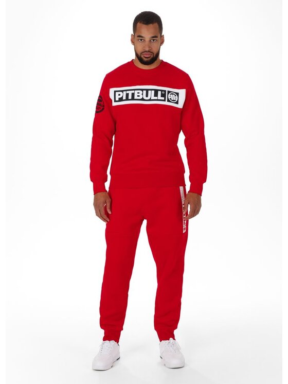 PITBULL PITBULL Bluza Bluza Czerwony Regular Fit