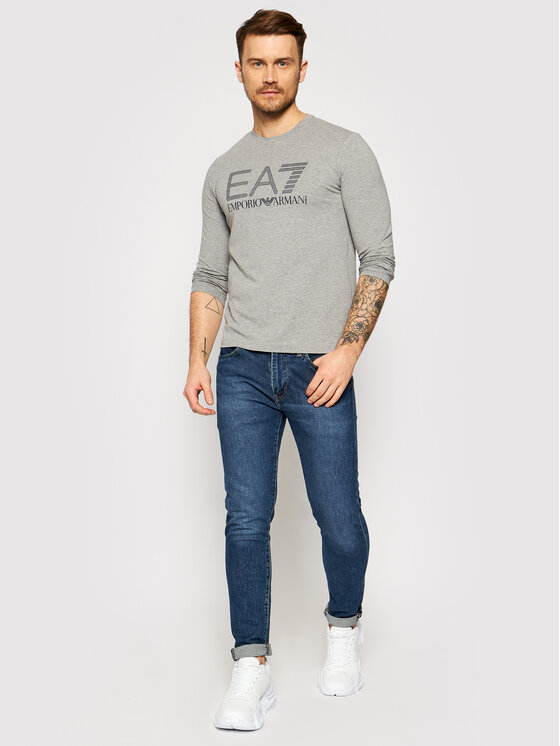 Longsleeve 3KPT64 PJ03Z 3905 Grigio Regular Fit