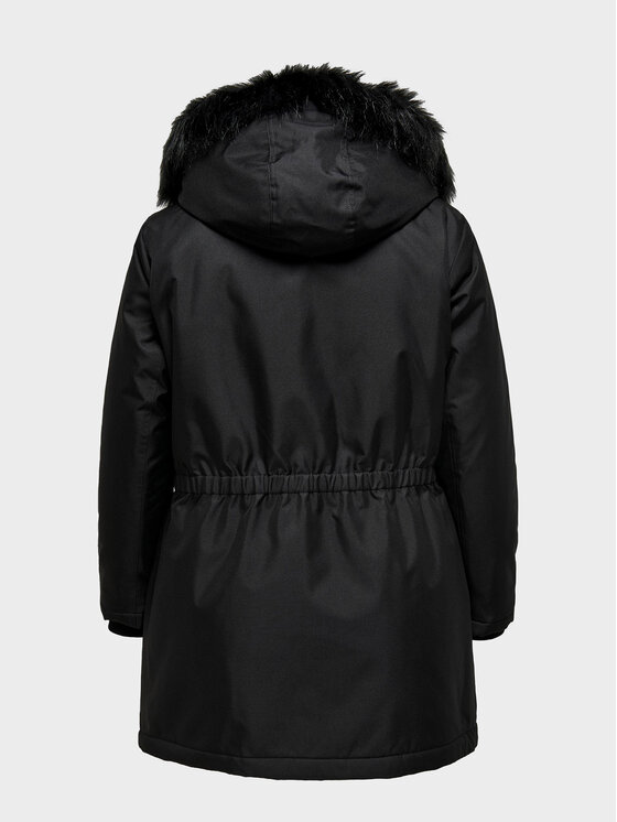 ONLY Carmakoma ONLY Carmakoma Куртка парка Irena 15185999 Чорний Regular Fit
